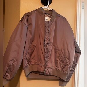 Women’s Brown Bomber Jacket